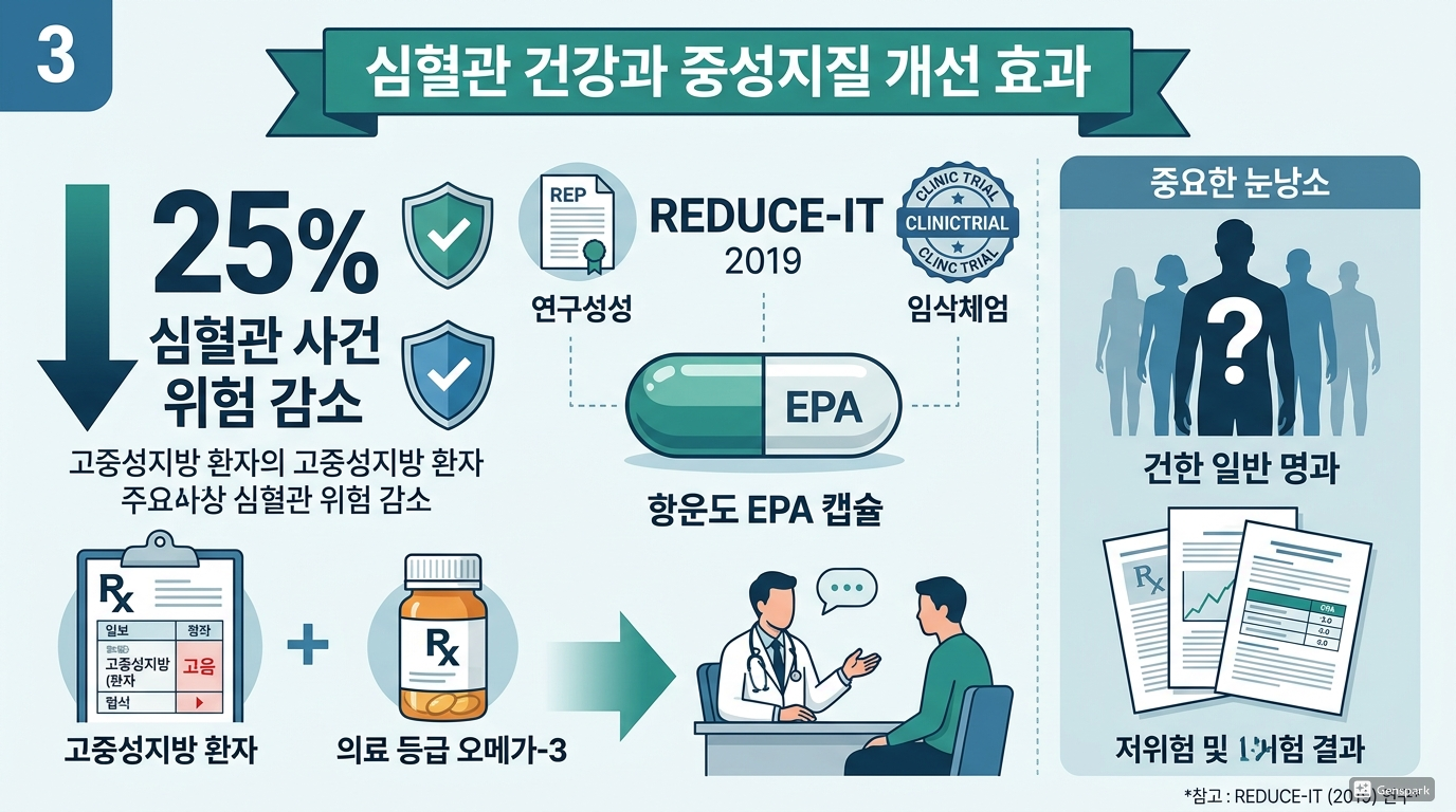 심혈관 건강과 중성지질 개선 효과