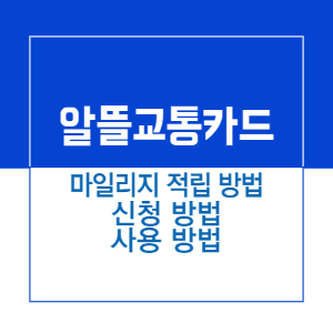주제_알뜰교통카드