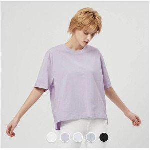 지오다노 크롭 반팔티 322517