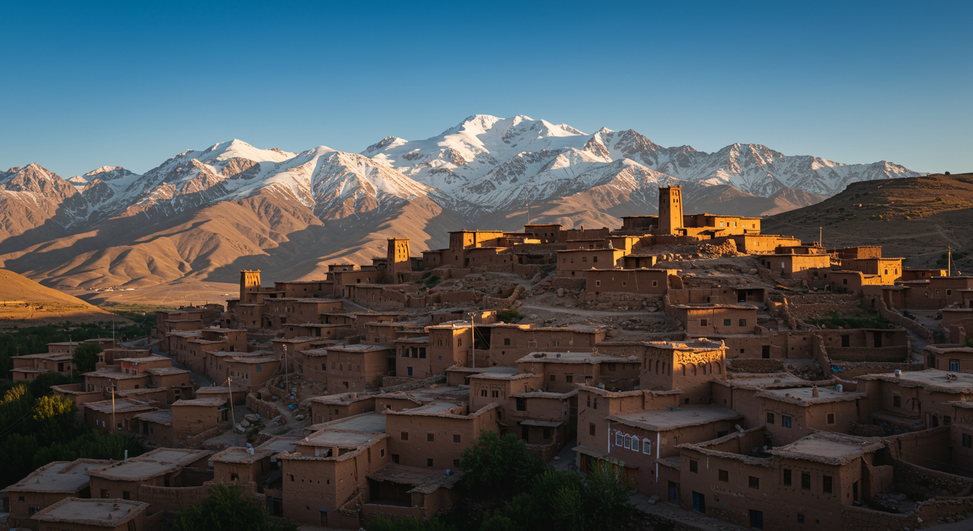 이믈릴 마을 전경