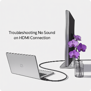 노트북 HDMI 연결 시 소리 안 나오는 이유와 해결법 이미지