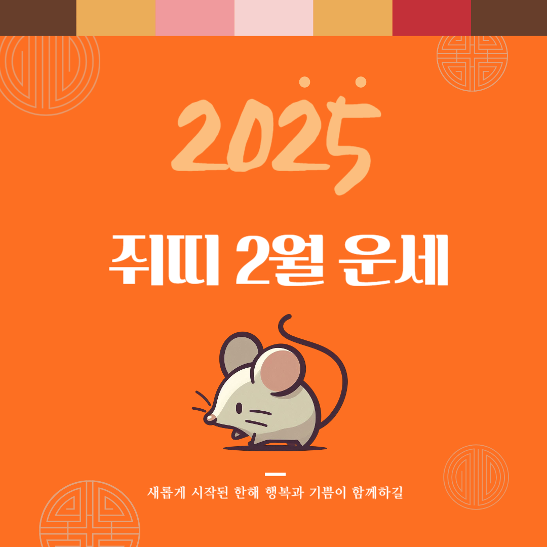 2025년 을사년 『쥐띠』 2월 운세