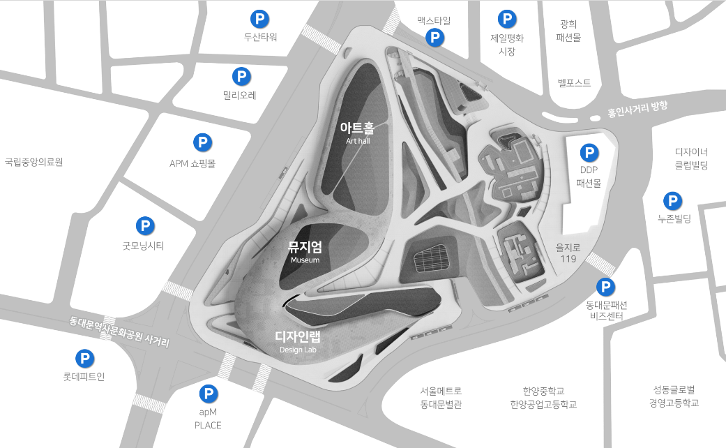 산리오 헬로키티 50주년 특별전 주차 정보