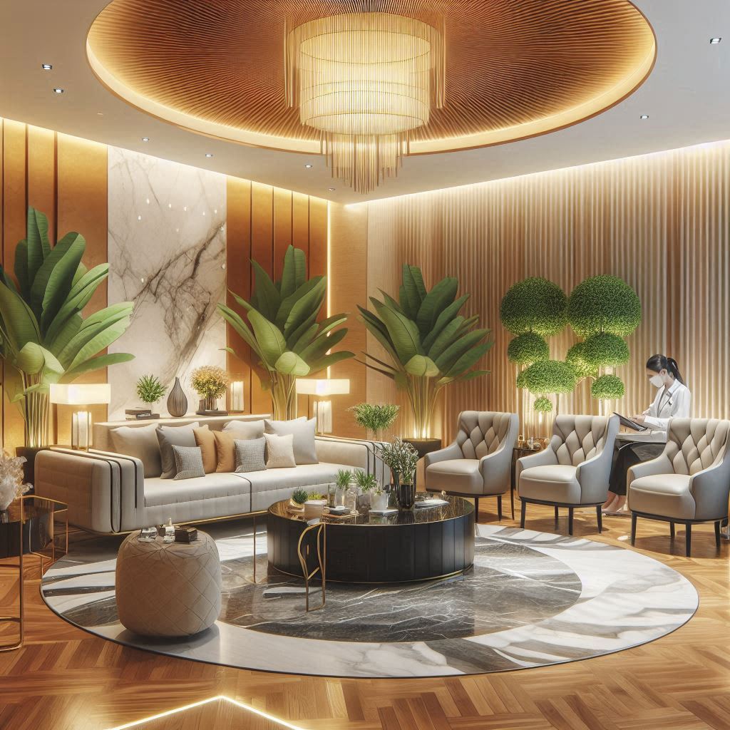 피부,체형관리 샵 배경