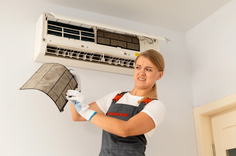 곰팡이 제거 에어컨 청소법 (위생관리, 냄새, 건강)