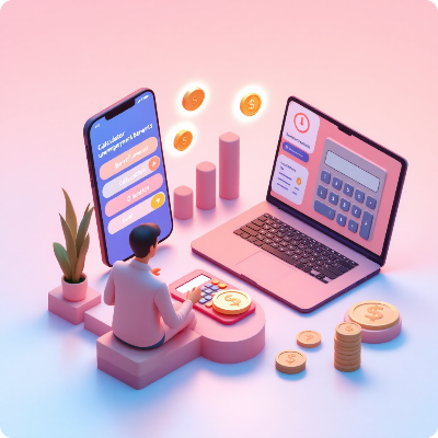 실업급여 모의계산 이미지