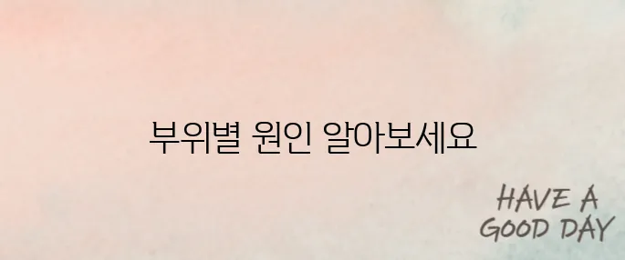 피부가려움증 생기는 이유? 부위별 원인과 대처법