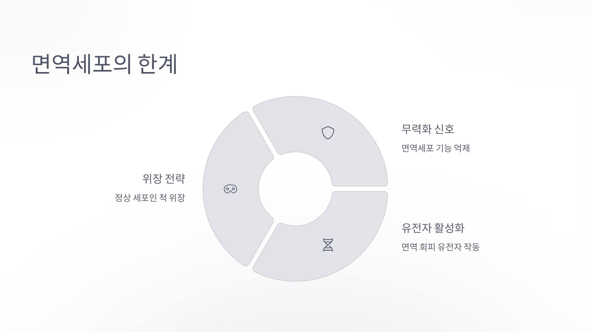 면역세포의 한계