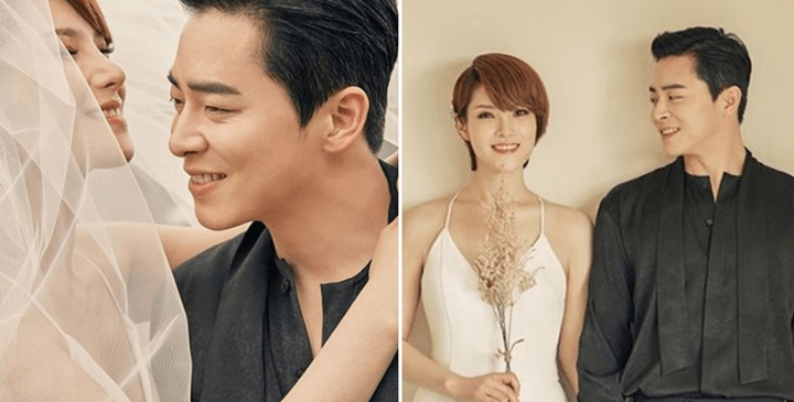 조정석과-거미의-웨딩-화보-함박-미소의-모습