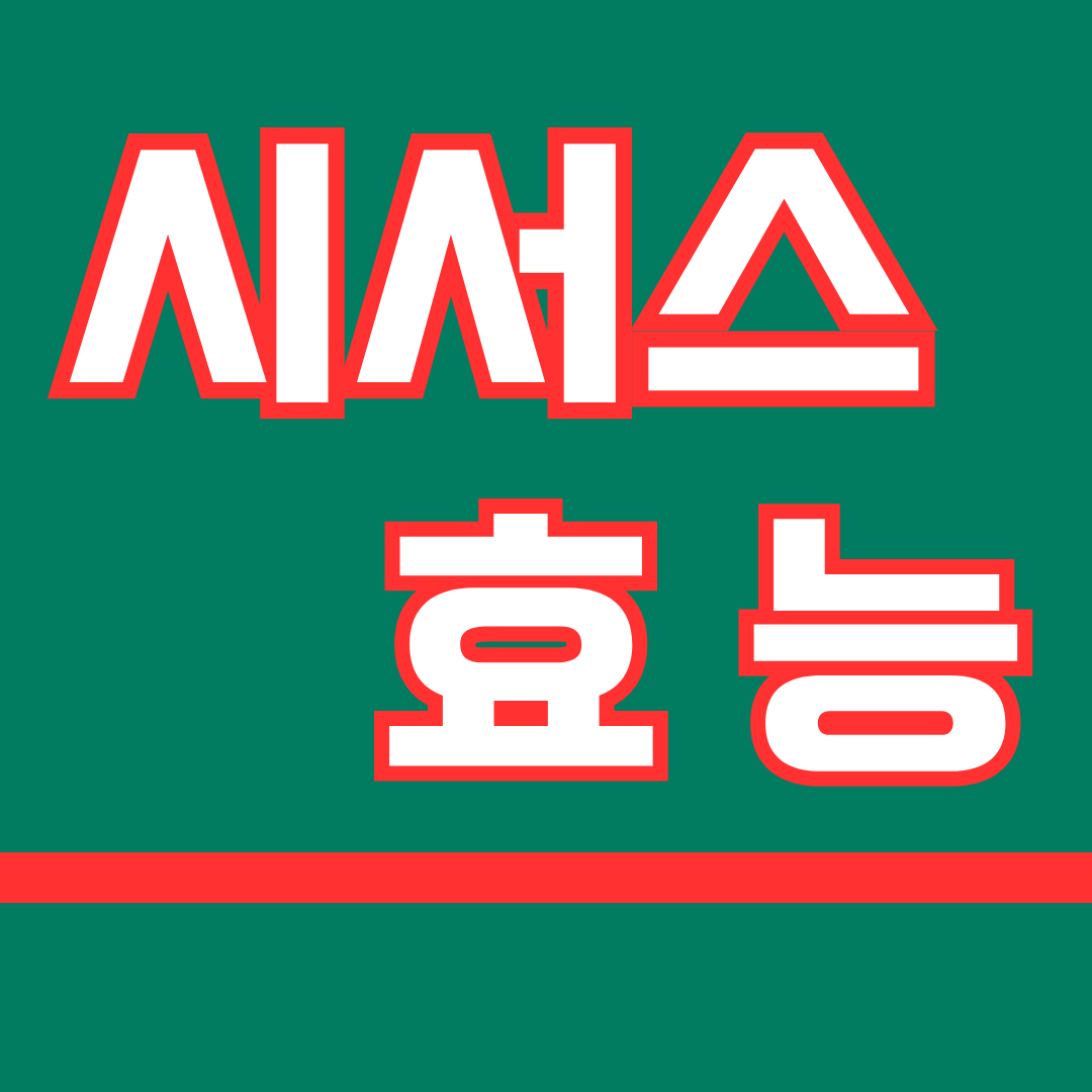 시서스 효능 및 복용 방법