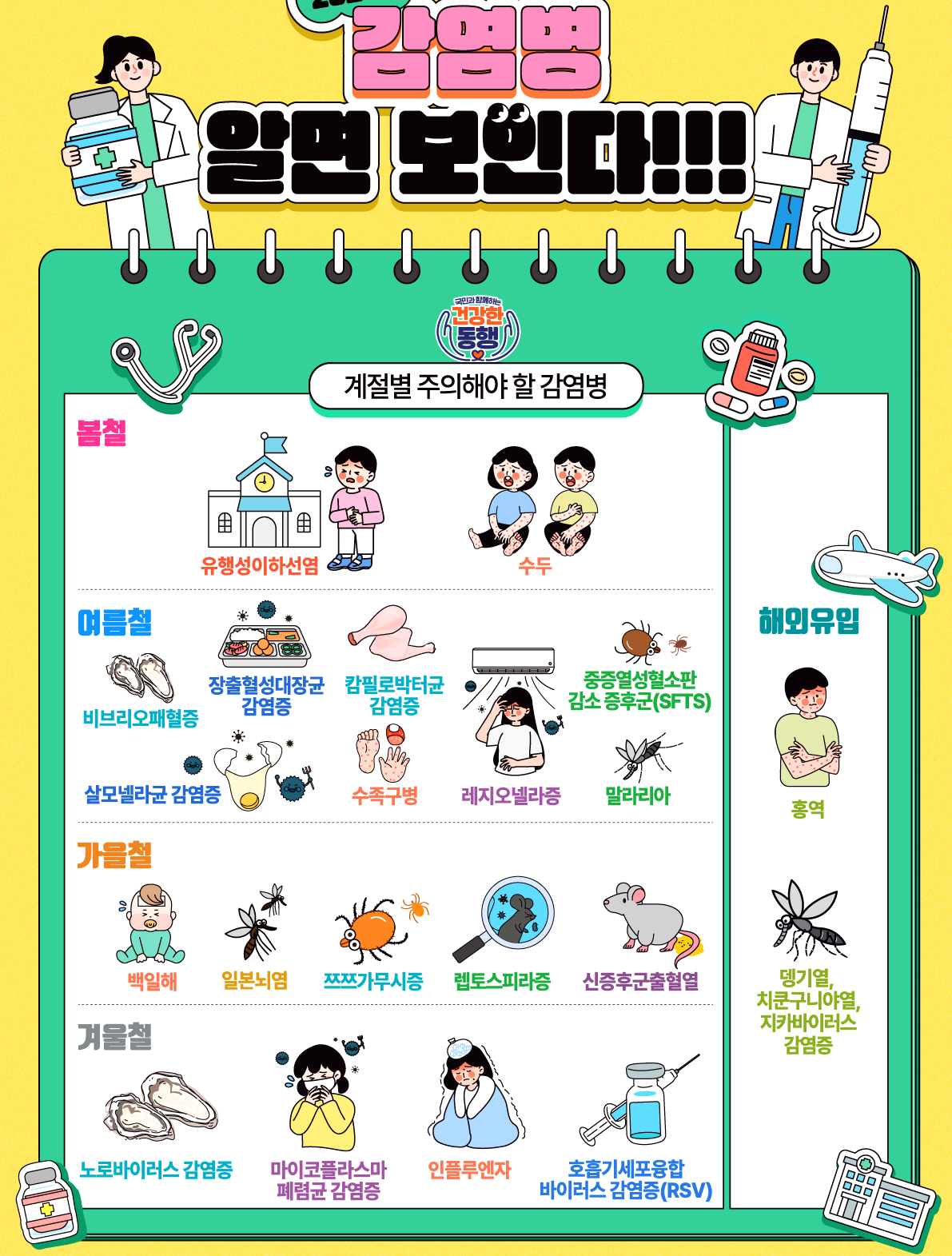 계절별 감염병