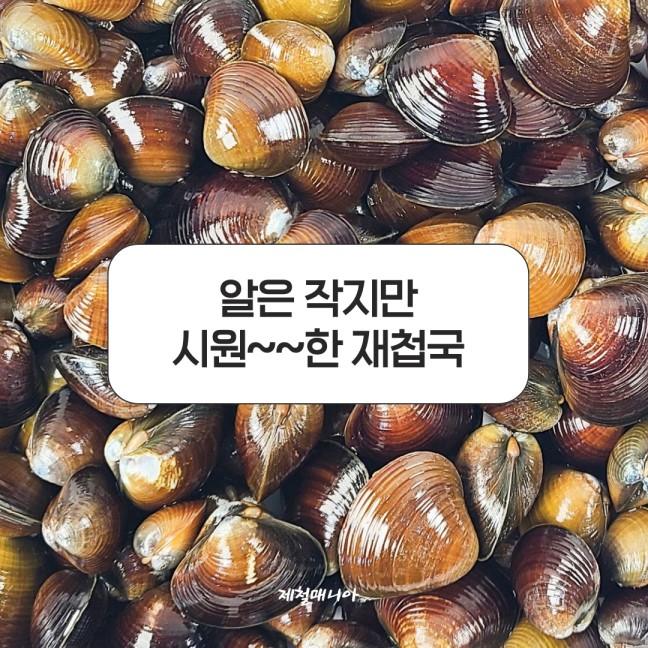 재첩국
