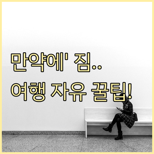 짐 속의 '만약에'를 버리고 진정한 ..