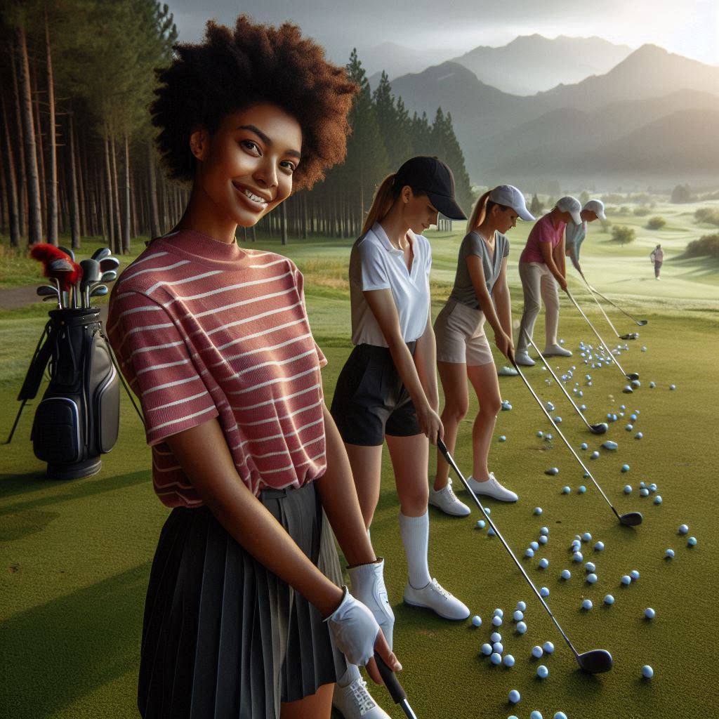 실외골프연습장 배경