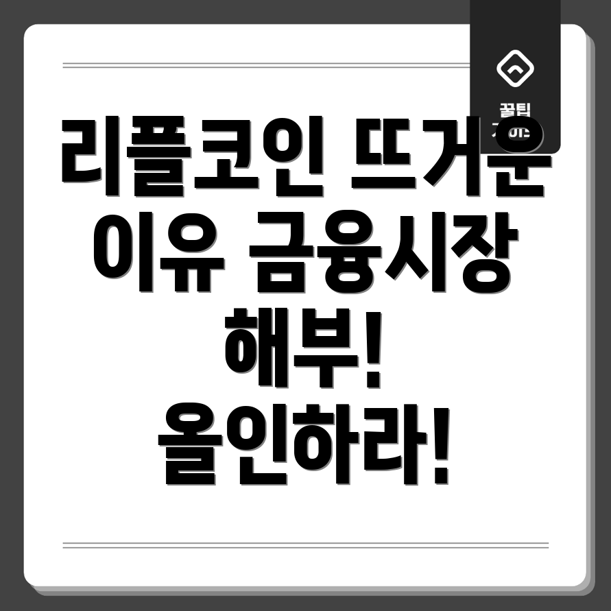 리플코인 급등 원인