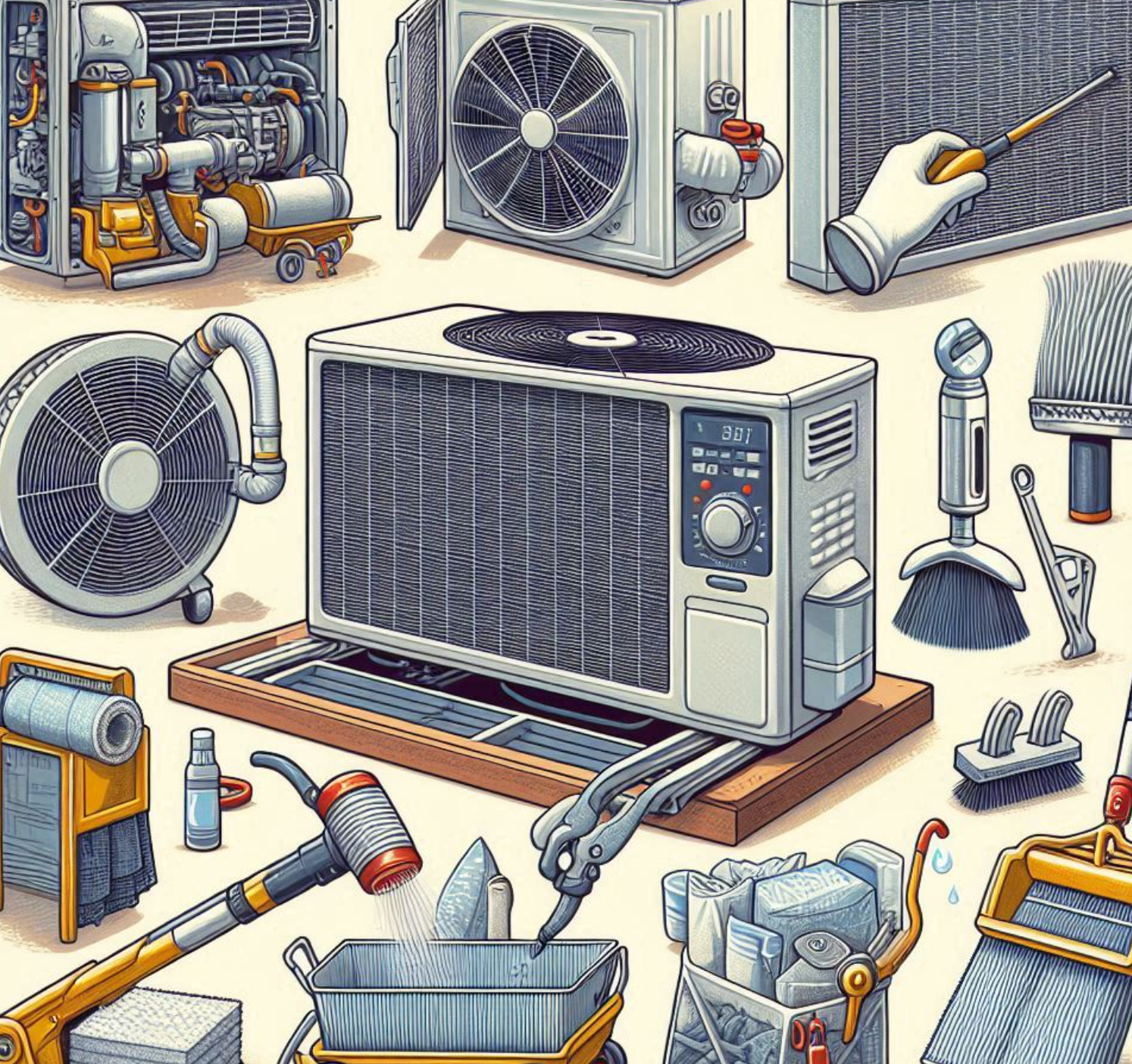 에어컨 곰팡이 제거 방법 여름철 에어컨 점검하기 냄새나는 이유