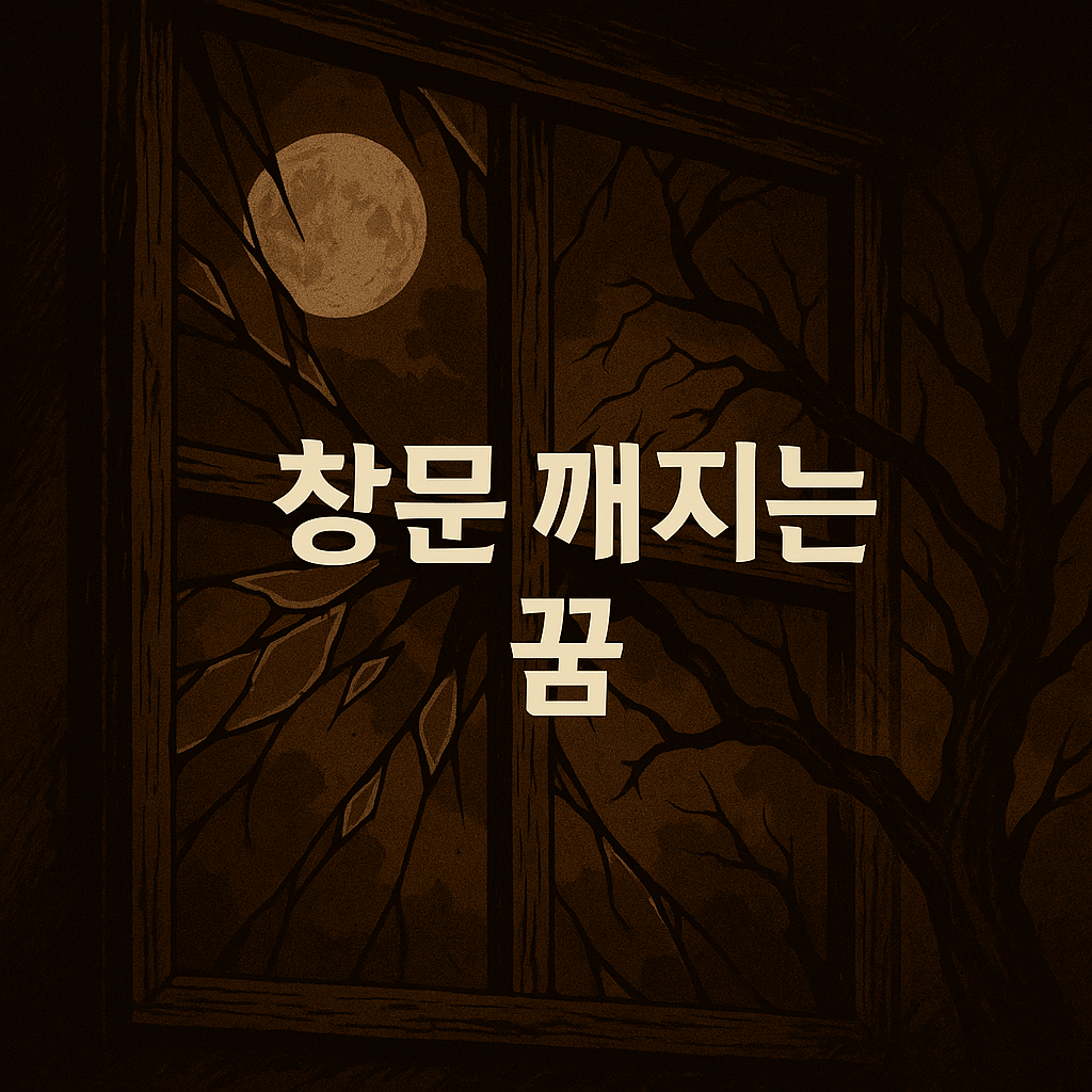 창문 깨지는 꿈 해몽