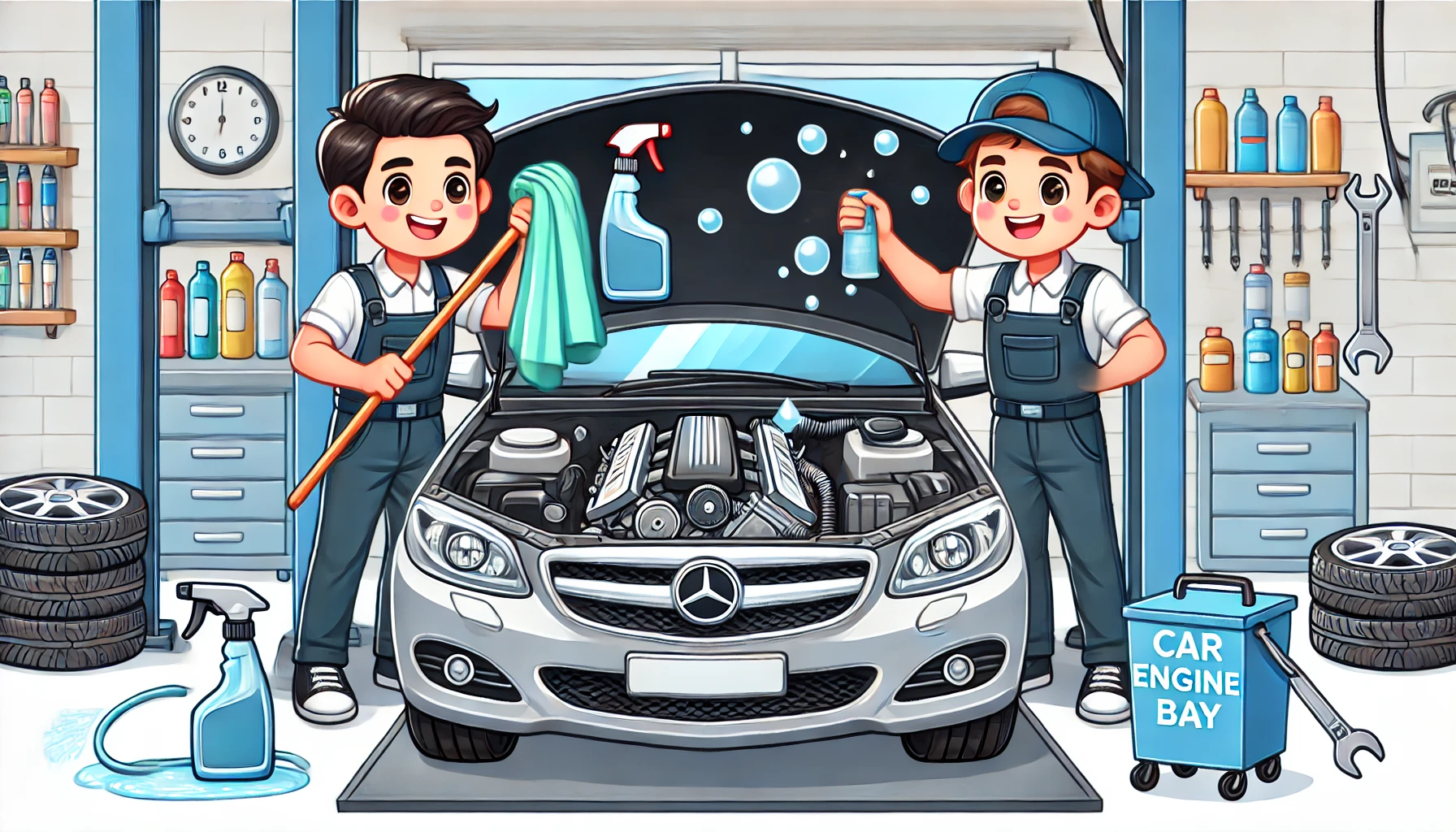 엔진룸 청소 방법, 초보도 따라하는 안전하고 깔끔한 정비 꿀팁