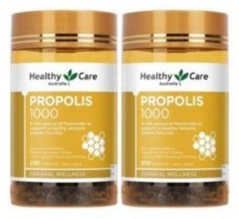 호주산 헬시케어 프로폴리스 1000mg 200정 2통 한세트 미니캡슐 (총 400정)