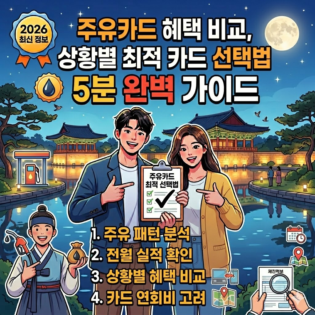내게 맞는 주유할인카드 찾아보러 가기