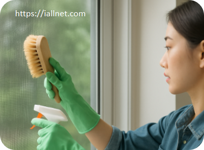 방충망 청결 점검과 주기적인 세척 방법