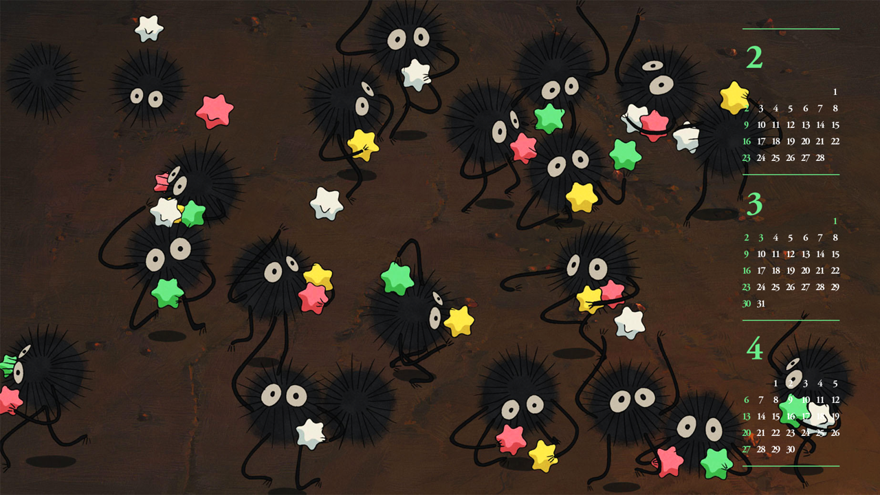 10 숯검댕이 B - 2025년3월 노트북배경화면