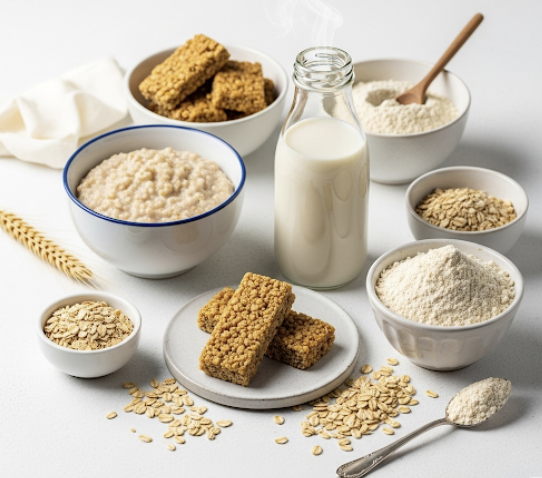 귀리 식품 이미지