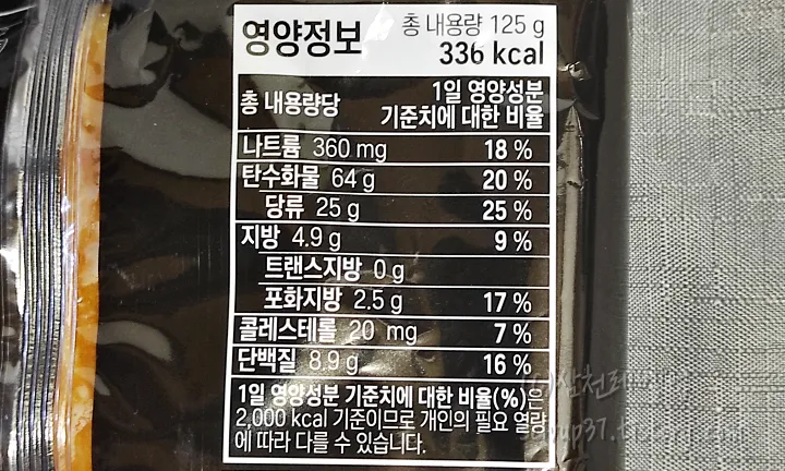 단팥빵 영양정보