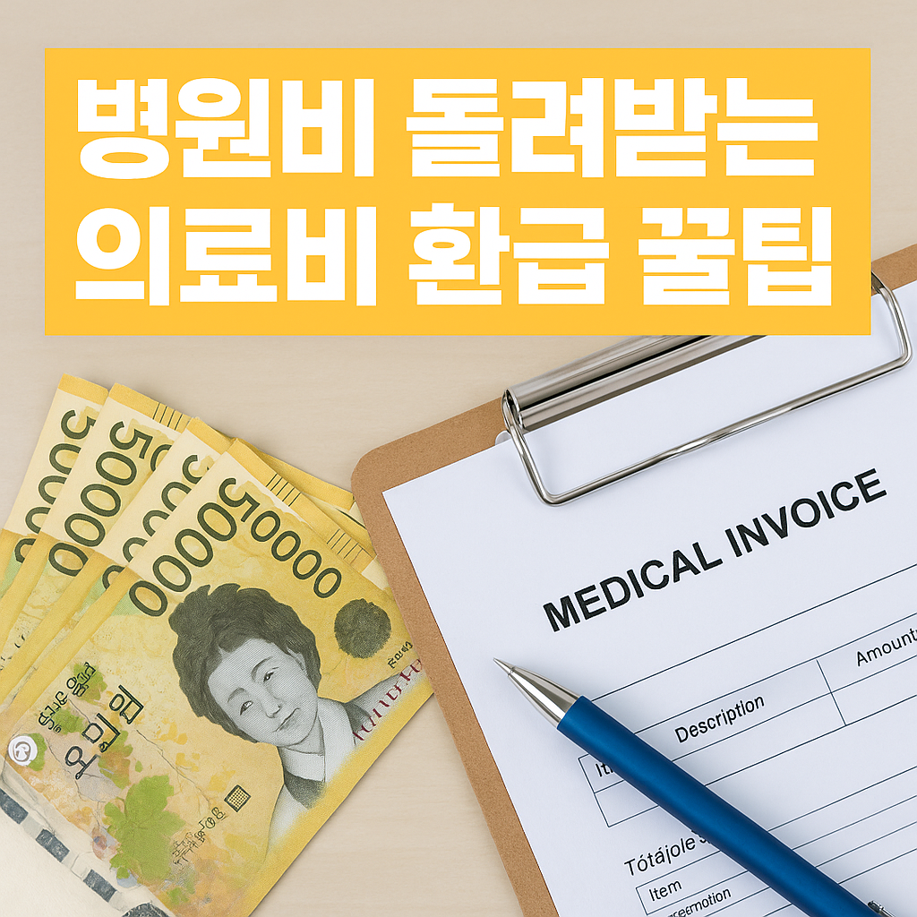 병원비 돌려받는 의료비 환급 꿀팁