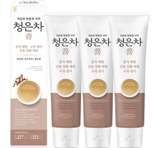 청은차 선 치약&#44; 120g&#44; 3개