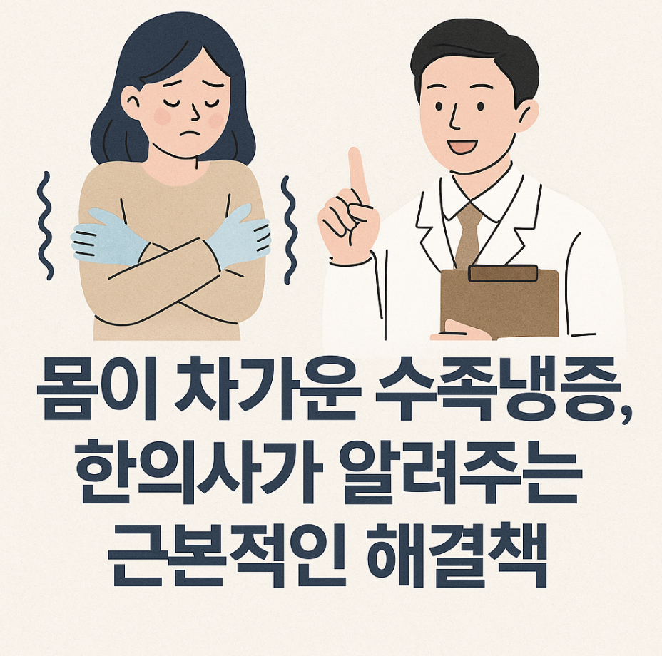 몸이 차가운 수족냉증, 한의사가 알려주는 근본적인 해결책