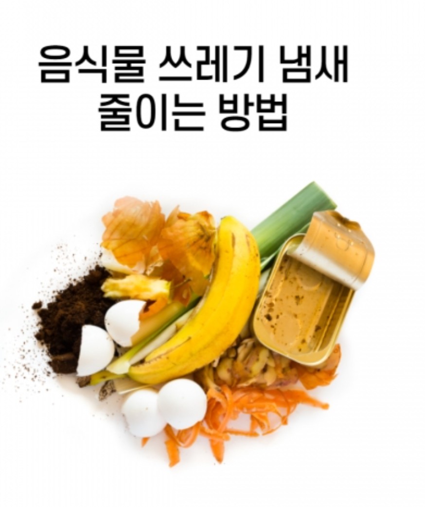 생활속 음식물쓰레기 냄새 줄이는 법