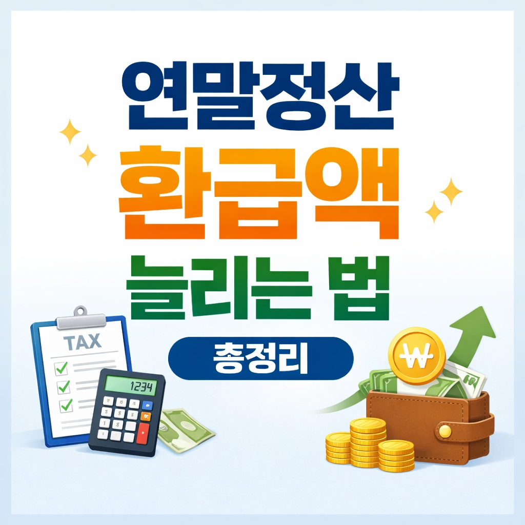 2026 연말정산 절세 꿀팁 7가지! 13월의 월급, 더 많이 돌려받는 법!