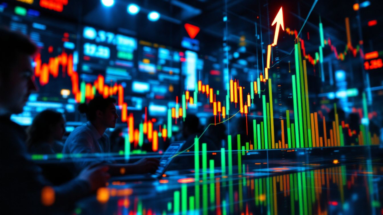 주가차트 모습, 상승형