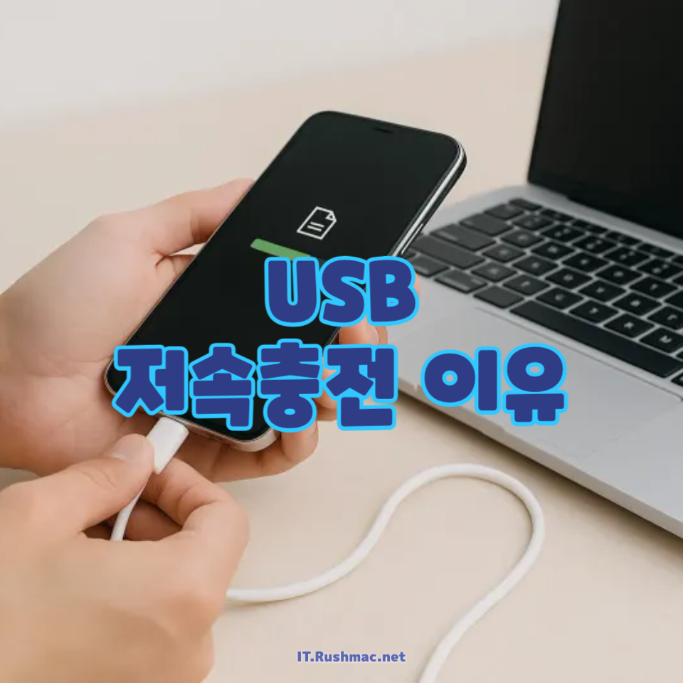 USB 저속충전 이유