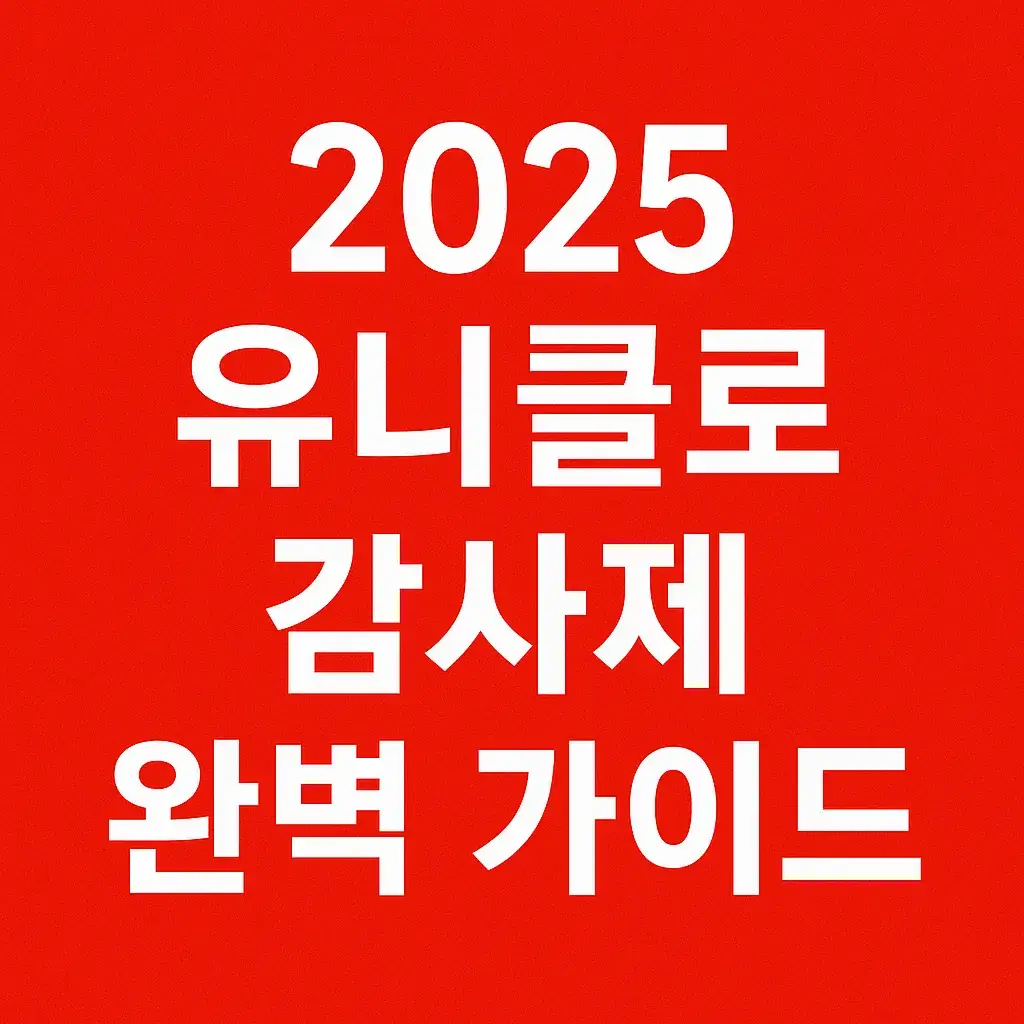 2025 유니클로 감사제 완벽 가이드 블로그 섬네일