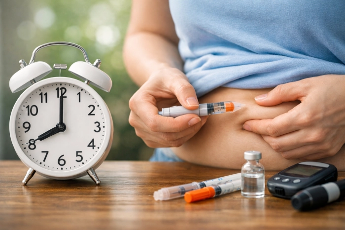 인슐린 주사 맞는시간