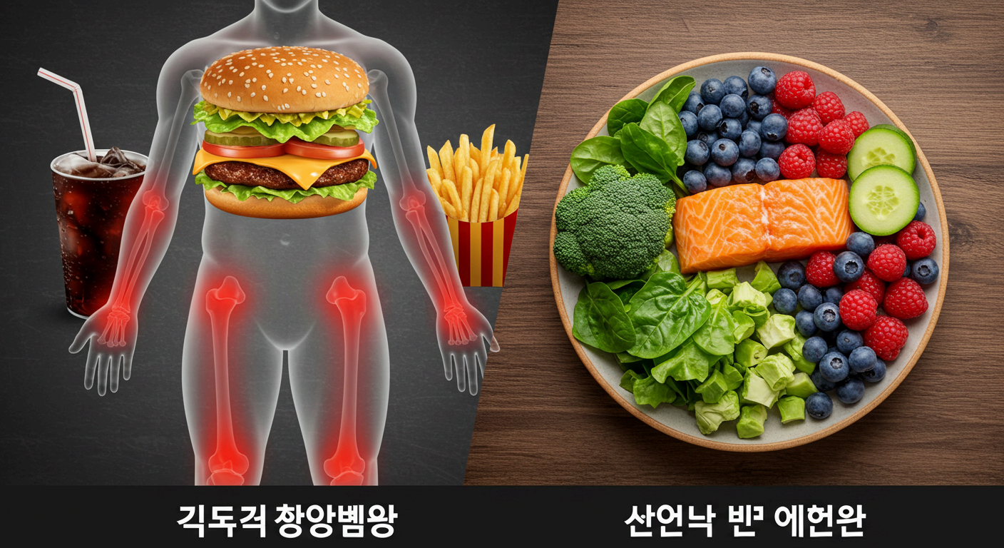 류마티스 관절염에 좋은 음식, 나쁜 음식 (+ 자연치유 가능성 알아보기)