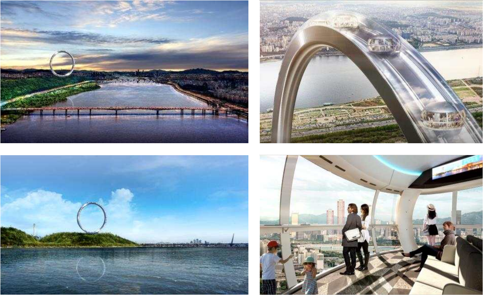 서울링이-한강에서-보는-뷰와-서울링-외관과-내부-예상이미지