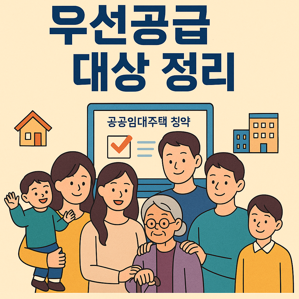 우선공급대상 정리