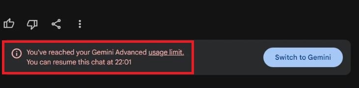 Gemini 파일 업로드 한도 초과 Upload limit reached 오류