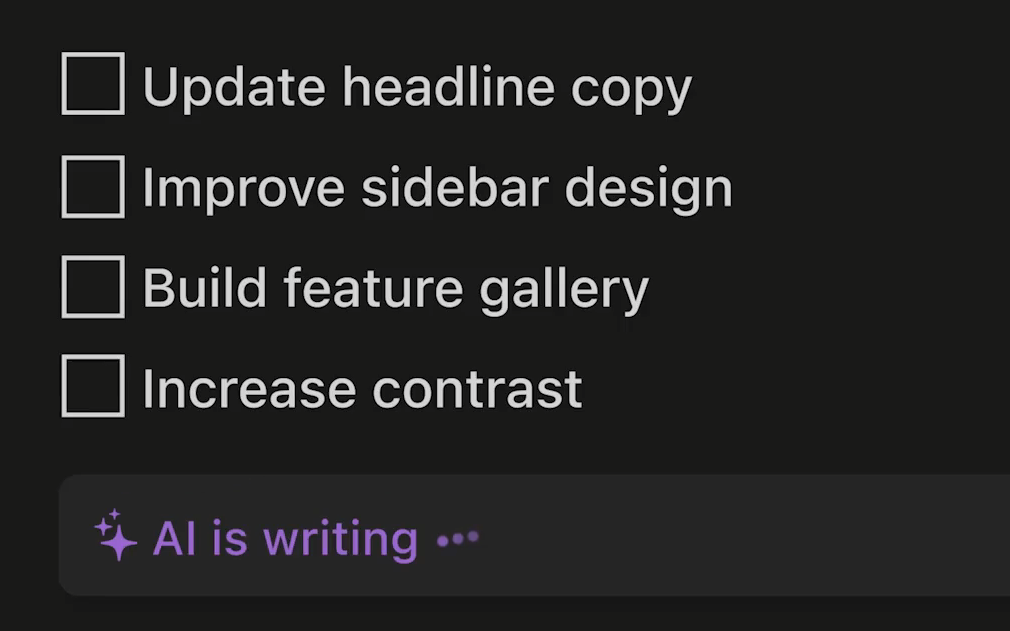 할 일 목록 작성