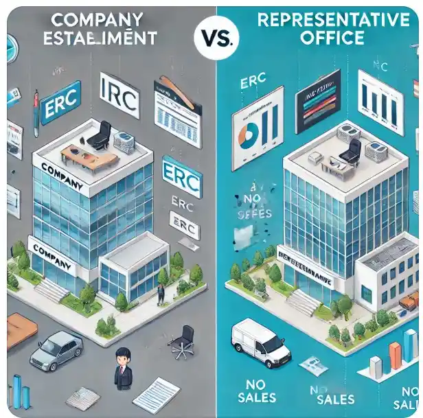 법인 및 대표사무소 차이