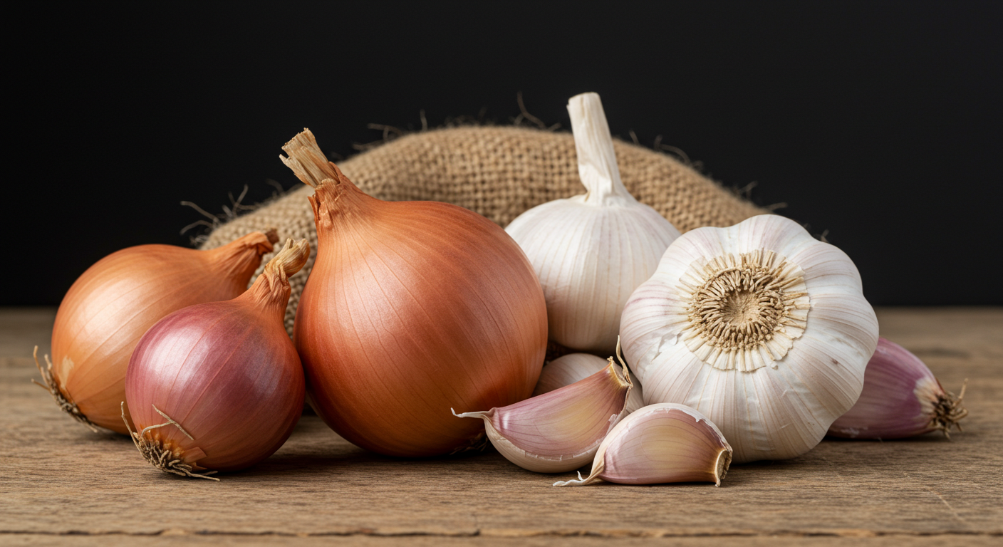 실생활에 적용하는 마늘과 양파