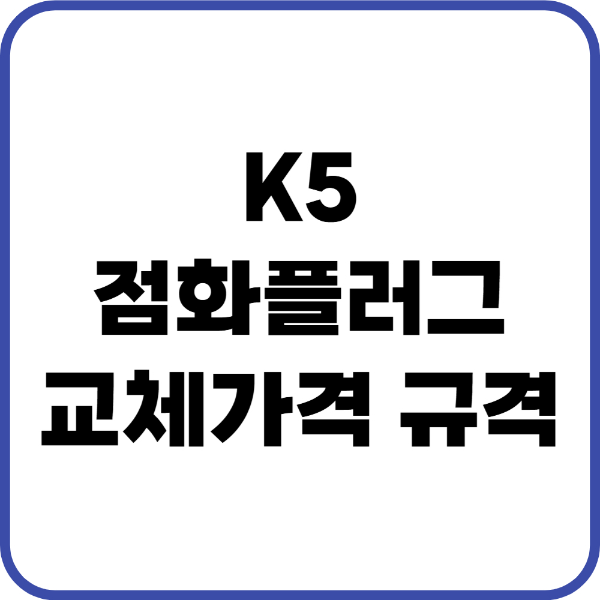 k5 점화플러그