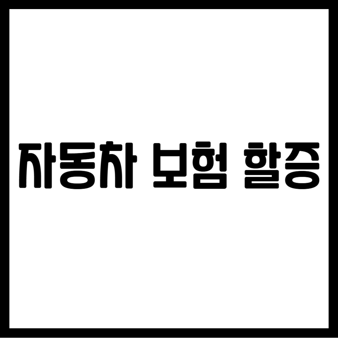 자동차 보험 할증