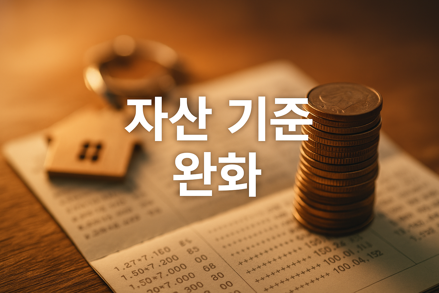 기초생활수급, 자산기준