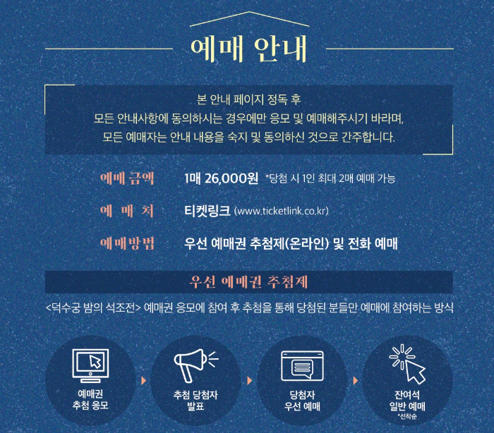 2025 덕수궁 밤의 석조전 예매 안내 ❘ 추첨제 일정 및 관람 정보 정리