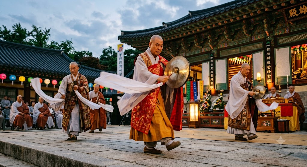 바라춤: 도량을 정화하는 절제와 환희의 불교 의식무