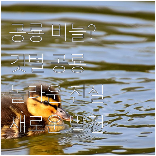 공룡은 정말 비늘만? 깃털 공룡의 놀